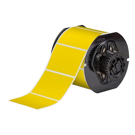 Brady B33 Series Weather Resistant Outdoor Polyester Labels 2 in H x 3 in W YL 750/RL B33-19-8591-YL